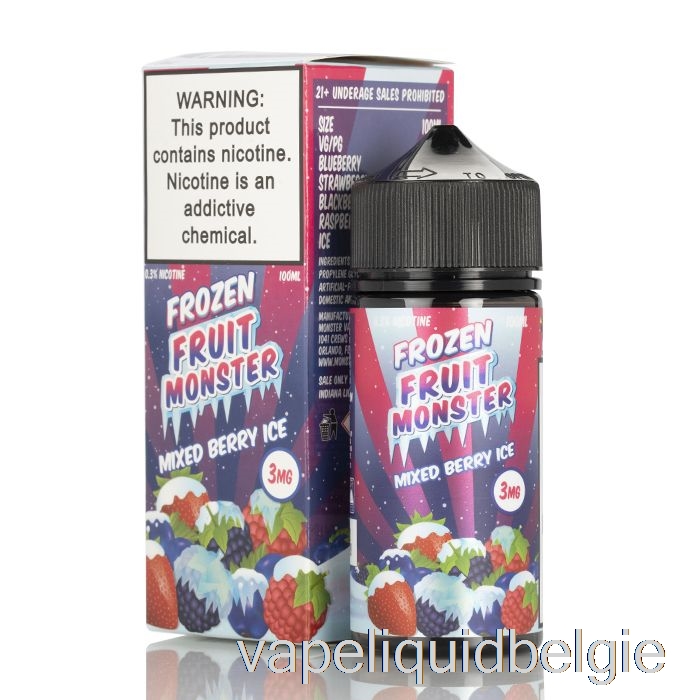 Vape Vloeibaar Ijs Gemengde Bes - Bevroren Fruitmonster - 100 Ml 6 Mg